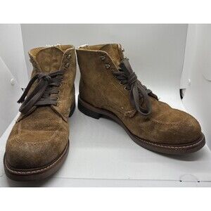 Rag & Bone Boots 10 M Brown Distress Suede Made in USA - 291038 - Brown